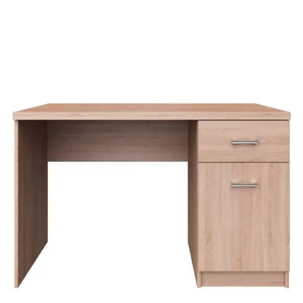 Birou PC cu dulap și sertar din PAL melaminat stejar sonoma 120x55x77 cm Birou PC cu dulap și sertar din PAL melaminat stejar sonoma 120x55x77 cm
