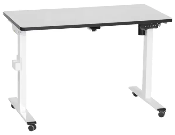 Birou reglabil Carmen - CR-114 W, alb