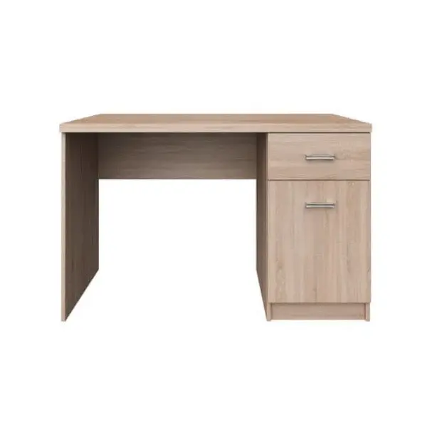 Birou TOP MIX, 1 usa, 1 sertar, stejar sonoma, 120x55x77 cm