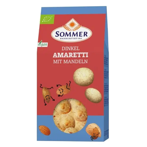 Biscuiti Amaretti din faina de spelta, eco - 125 g