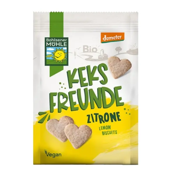 Biscuiti Bio cu Lamaie, Bohlsener Muhle, 125 g