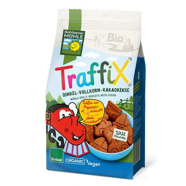 Biscuiti cu aroma de ciocolata Traffix, 125g, Bohlsener Muhle