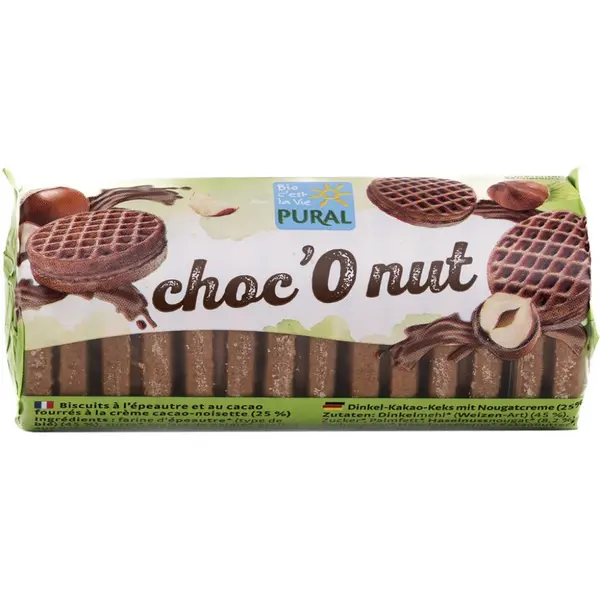 Biscuiti cu crema de alune, eco - 85 g