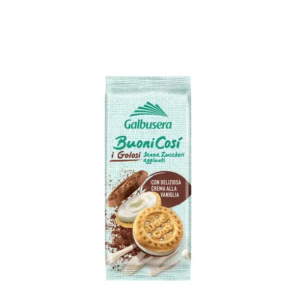 Biscuiti cu crema de vanilie 40 gr