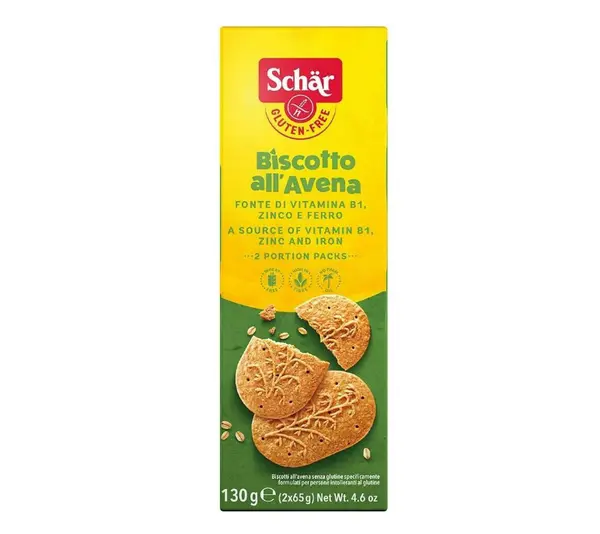 Biscuiti cu ovaz fara gluten Avena, 130g, Schar