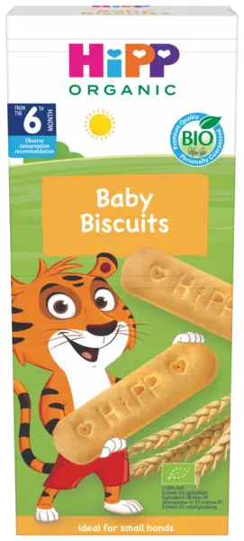 Biscuiti pentru bebelusi Bio, 180g, HiPP