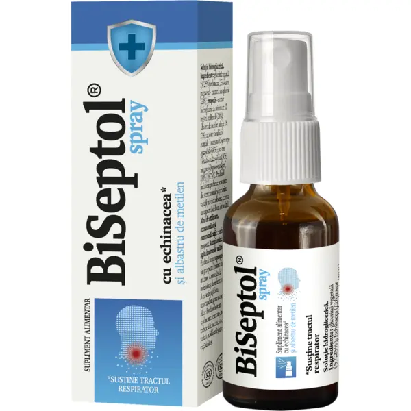 Biseptol cu Echinacea si Albastru de Metilen Spray 20ml