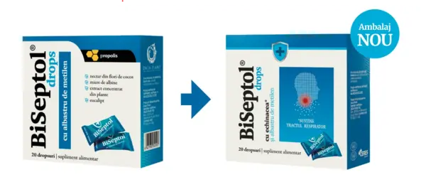 Biseptol Drops, 100 Grame, 20 Dropsuri - DACIA PLANT