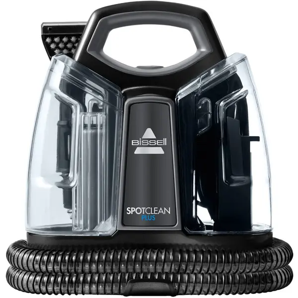 Bissell Aspirator cilindric Bissell SpotClean Plus, Umed-Uscat, 330 W, Fara sac, recipient 1.1L, Negru