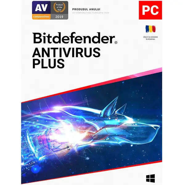 BitDefender Bitdefender Antivirus Plus 1 an, 10 dispozitive