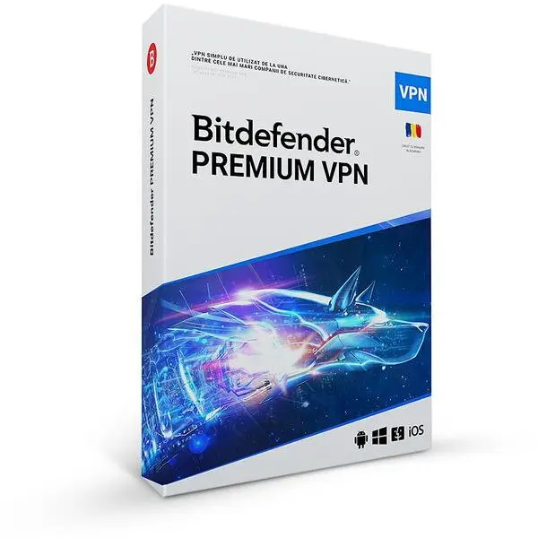BitDefender Bitdefender Premium VPN, 1 an, 10 dispozitive, licenta retail