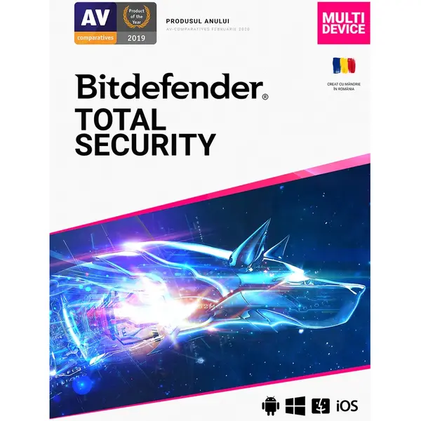 BitDefender Bitdefender Total Security - 1 an, 5 dispozitive, retail