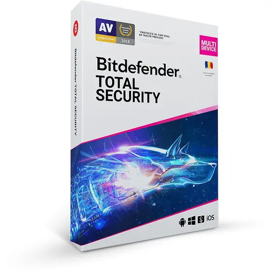 BitDefender Bitdefender Total Security. 3 dispozitive, 2 ani - Licenta Electronica