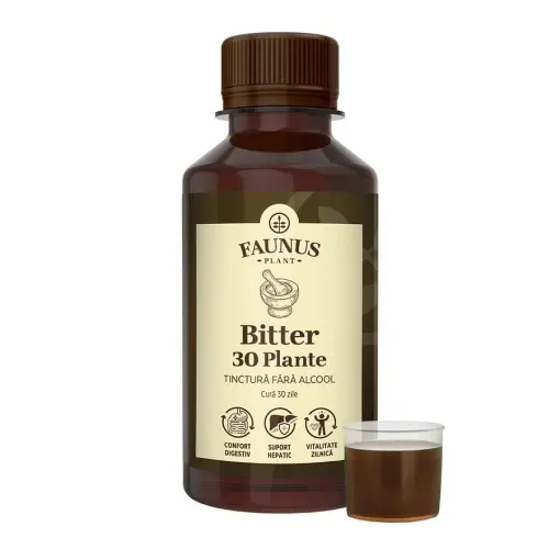 Bitter 30 plante fara alcool 200ml Faunus Plant