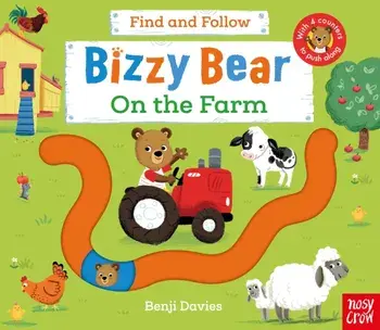 Bizzy Bear: Find and Follow On the Farm, Board book/***