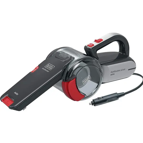 Black & Decker Aspirator Auto Black&Decker Pivot PV1200AV-XJ 0.44L 12.5W, GriRosu