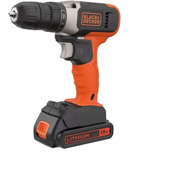 Black & Decker Masina de gaurit si insurubat Black & Decker, 18V, 37 Nm, 2x1.5 Ah