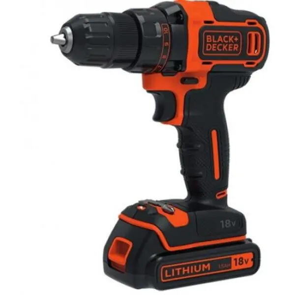 Black & Decker Masina de gaurit si insurubat Black & Decker BDCDD186K-QW, 1 acumulator