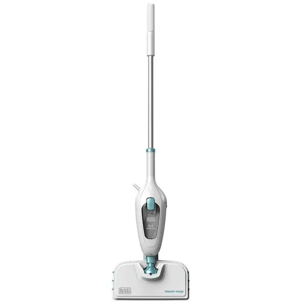Black & Decker Mop cu aburi Black+Decker FSMH13E5, Putere 1300W, 5-in-1, Albastru-alb