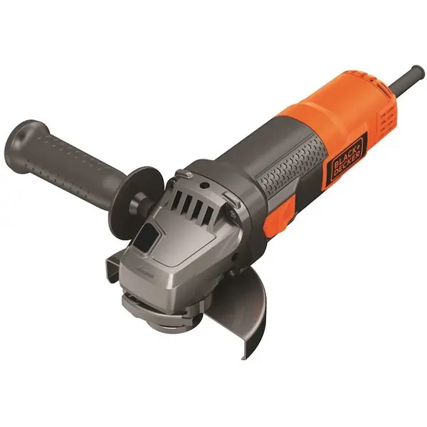 Black & Decker Polizor unghiular, Black & Decker BEG220K-QS, 900 W, 125 mm, 12000 rpm, Portocaliu/Negru