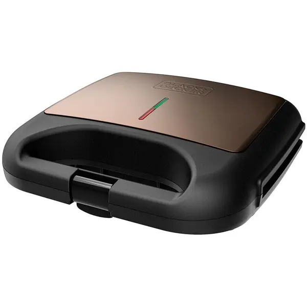 Black & Decker Sandwich maker Black & Decker ES9680140B, 750 W, placi antiaderente, Negru