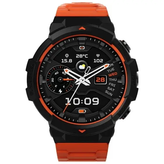 Black Shark Ceas inteligent Black Shark GS3, AMOLED, 1,43, Sport, Lava Black (Negru-Rosu)