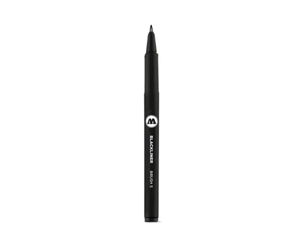 Blackliner Brush S,tip pensula,negru