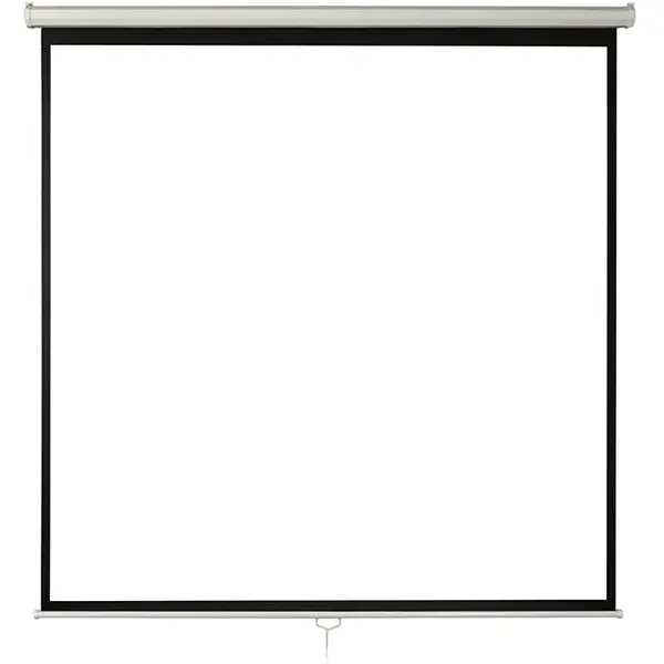 Blackmount Ecran proiectie manual, perete/tavan, 180 x 180 cm, perete/tavan BlackMount, Format 1:1