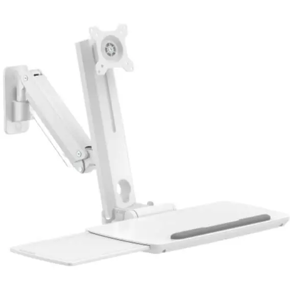 Blackmount Statie de lucru medical de perete Blackmount MED02-1, display 17-35”, max.12 kg