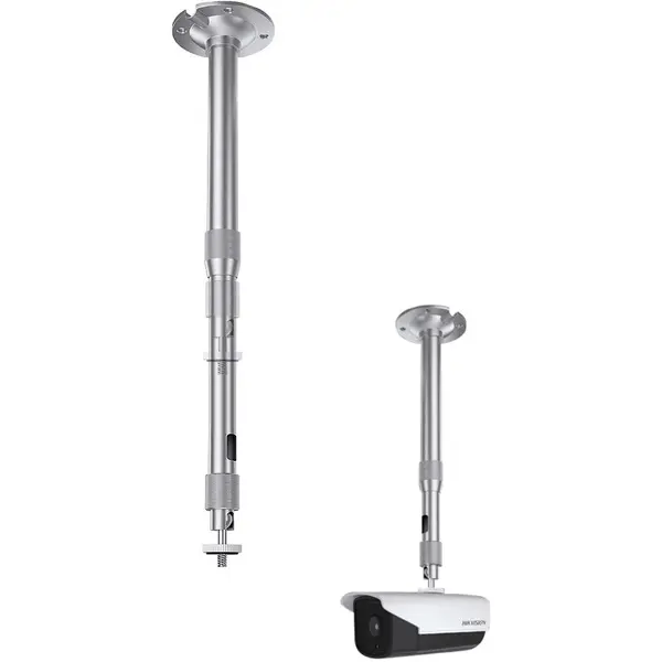 Blackmount Suport proiector Blackmount, inaltime reglabila 30-60 cm, sarcina maxima 5 kg, montare perete/tavan, inclinare 0-360 grade, argintiu