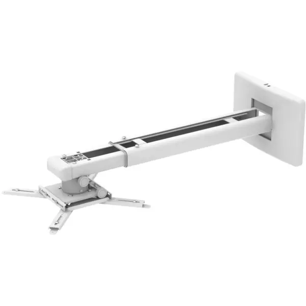 Blackmount Suport videoproiector de perete Blackmount CT-PRB-11M, distanta perete-proiector 850-1200mm, max.20kg, Alb