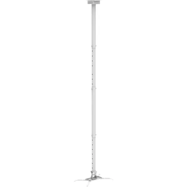 Blackmount Suport videoproiector de tavan Blackmount CT-PRB-2L, dist. proiector-tavan: 111cm-198cm, Alb