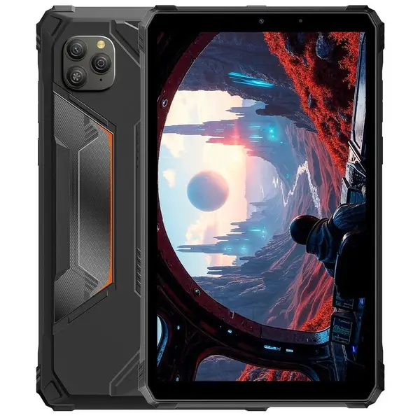 Blackview Tableta Blackview Active 5 Rugged, Procesor Octa-Core Unisoc T615, Ecran IPS 90Hz 8.68, 8GB RAM, 128GB Flash, 16MP, Android, NFC, Mod Manusi, TUV, 6600 mAh, 18 W, Dual SIM Negru