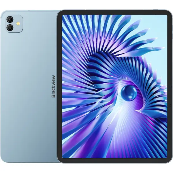 Blackview Tableta Blackview LINK 8 WiFI SET, Procesor MediaTek Helio G100 Octa-Core, Ecran 2K+ IPS 12.7, 6GB RAM, 256GB Flash, Wi-Fi, Bluetooth, Camera 16MP+2MP, Android + Mouse + Tastatura + Incarcator + Sticla Protectie, Albastru
