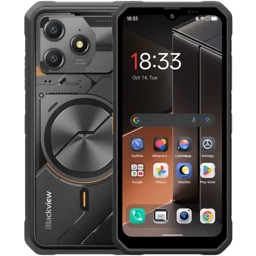 Blackview Telefon mobil Blackview FORT 100, Dual SIM, 6.56 inch, 128GB, 8GB RAM, 4G, Negru