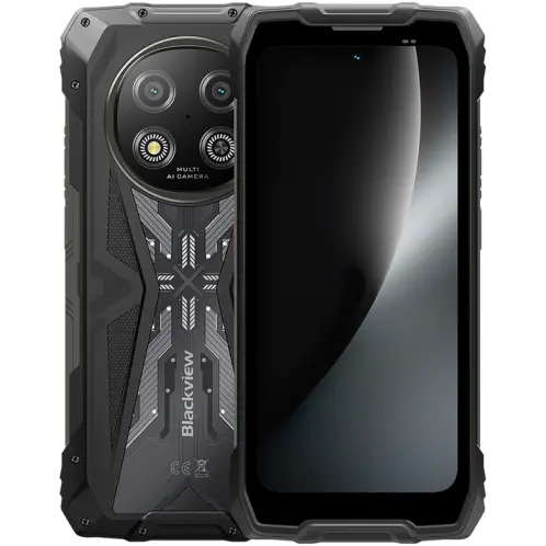 Blackview Telefon mobil Blackview ROCK 2, Dual SIM, 6.67 inch, 256GB, 12GB RAM, 5G, Negru