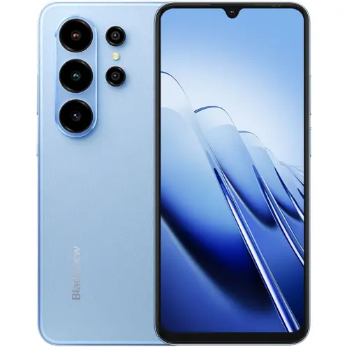 Blackview Telefon mobil Blackview WAVE 10, Dual SIM, 6.88 inch, 128GB, 8GB RAM, 4G, Albastru