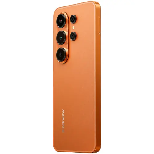 Blackview Telefon mobil Blackview WAVE 10, Dual SIM, 6.88 inch, 128GB, 8GB RAM, 4G, Portocaliu