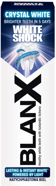 BlanX Pastă de dinți albitoare White Shock, 75 ml