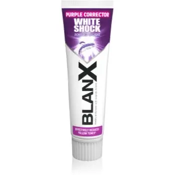 BlanX White Shock Purple pasta de dinti pentru albire cu pigment violet