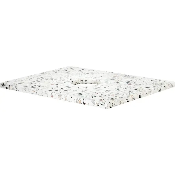 Blat compozit pentru lavoarul de baie, dimensiune 600x500 mm, Deante