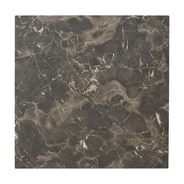 Blat de masa Verhia, Gri inchis, 12 mm, 69x69 cm