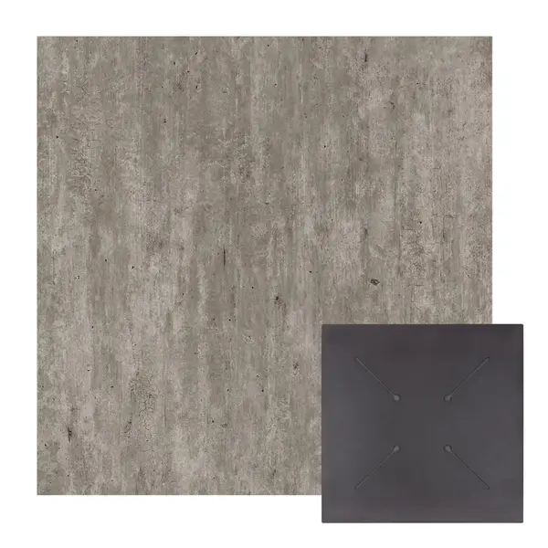 Blat masa HPL VOJENS 2 CONCRETE 80 CM - Default Title
