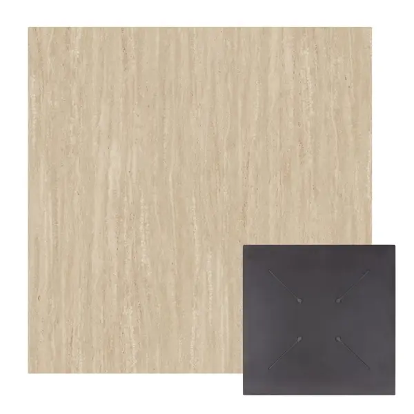 Blat masa HPL VOJENS 2 TRAVERTINE STONE 80 CM - Default Title