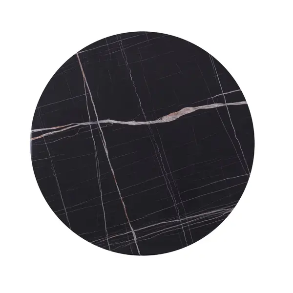 Blat masa WERZALIT DORA MARBLE BLACK Ø70 CM - Default Title