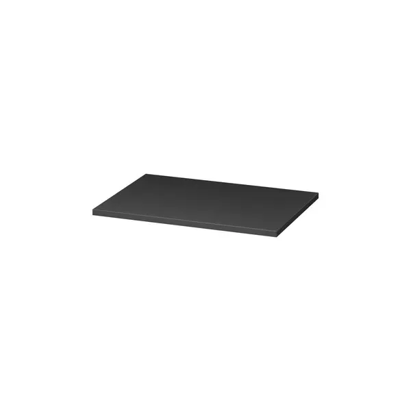 Blat pentru mobilier baie 60 cm, negru mat, Cersanit Tirso