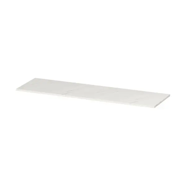 Blat pentru mobilier baie Cersanit Larga 160 cm, alb marmura