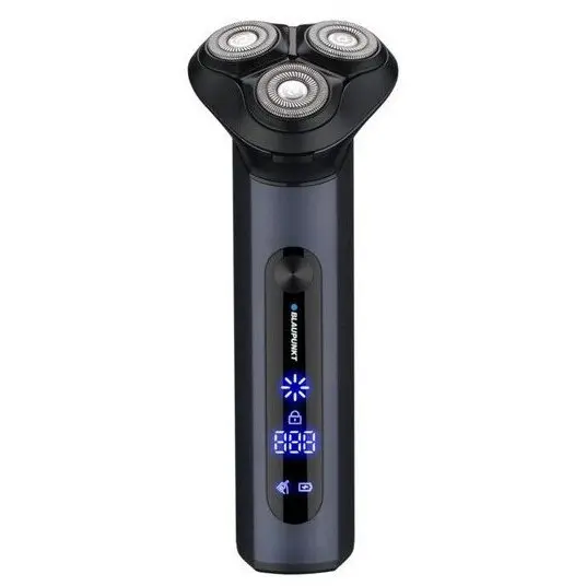 Blaupunkt Aparat de ras cu 3 capete, Blaupunkt, Incarcare prin USB-C, Rezistent la apa, Autonomie 200 min, Negru