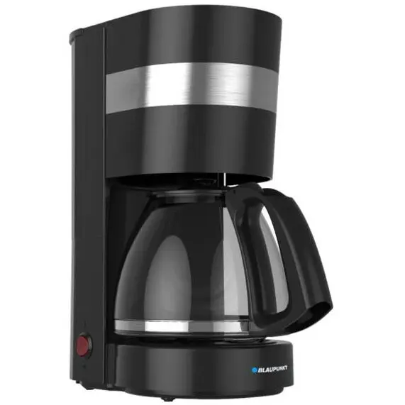 Blaupunkt Cafetiera Blaupunkt CMD401, 800 W, 1.25 L, Timer, Negru/Argintiu