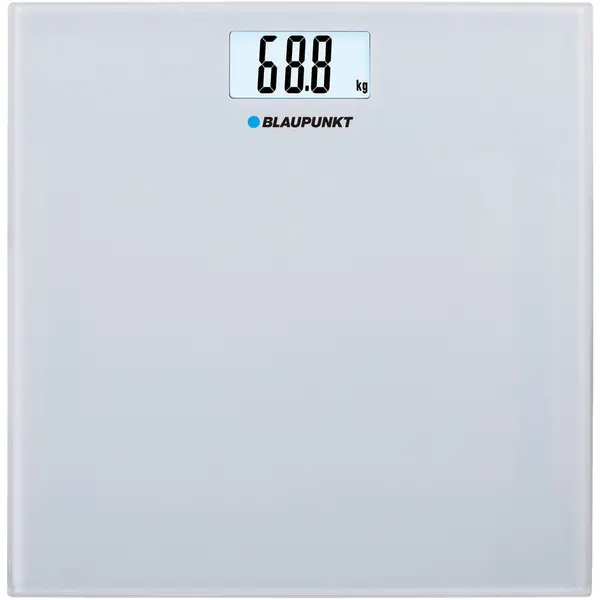 Blaupunkt Cantar de baie Blaupunkt BSP301, digital, 150 kg, platforma de sticla, 2 x AAA, Gri